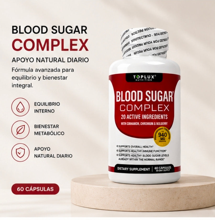Blood Sugar Complex – 60 Cápsulas