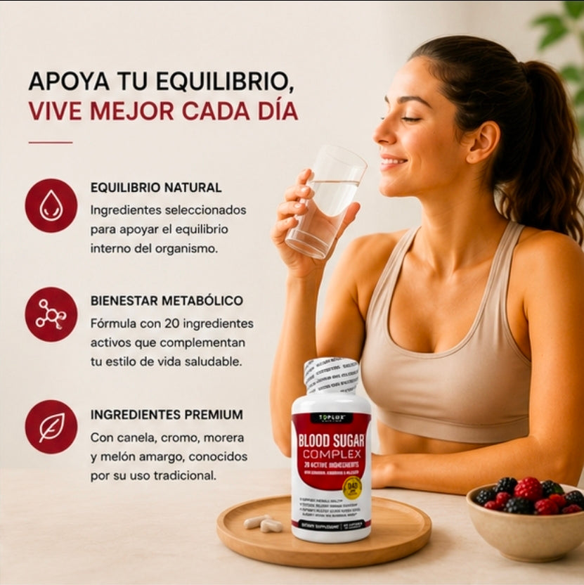 Blood Sugar Complex – 60 Cápsulas
