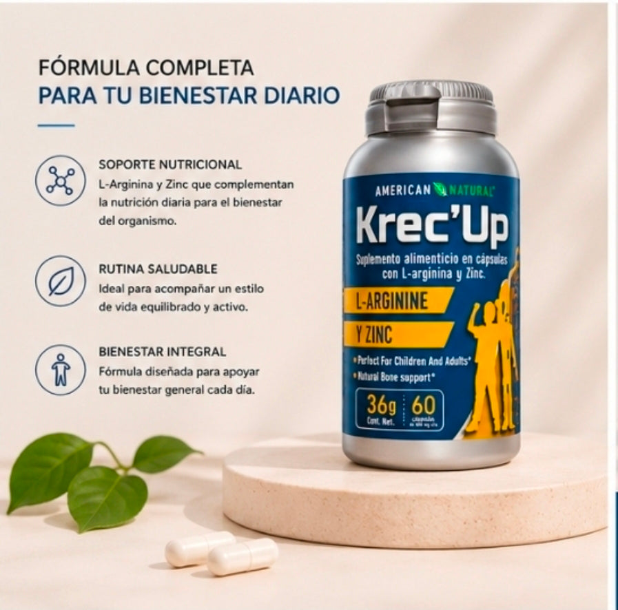 Krec Up Wellness Support – 60 Cápsulas