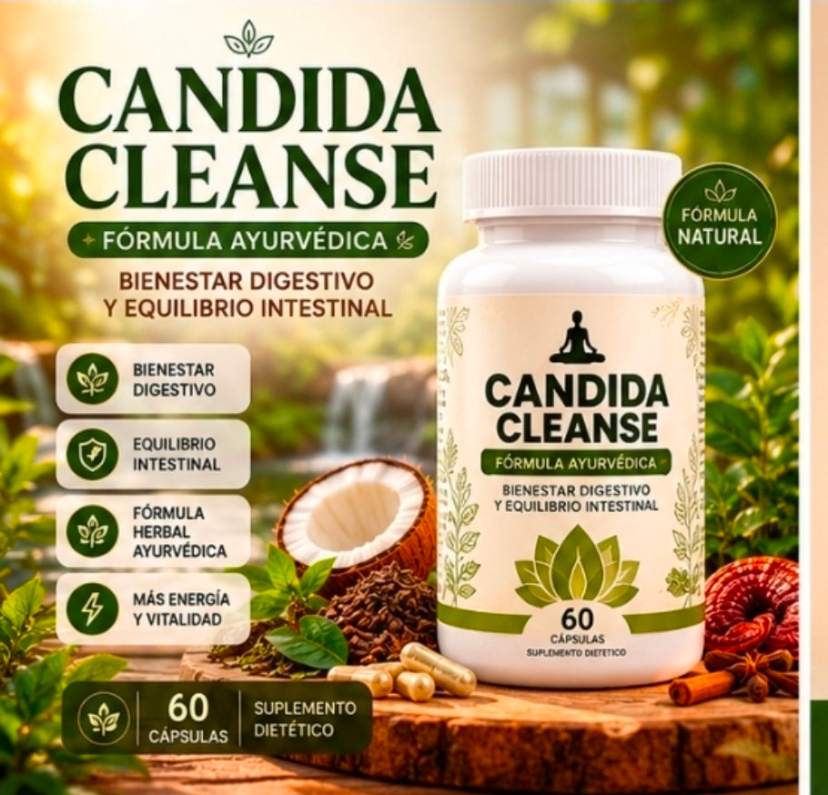 Candida Cleanse Digestive Support – 60 Cápsulas