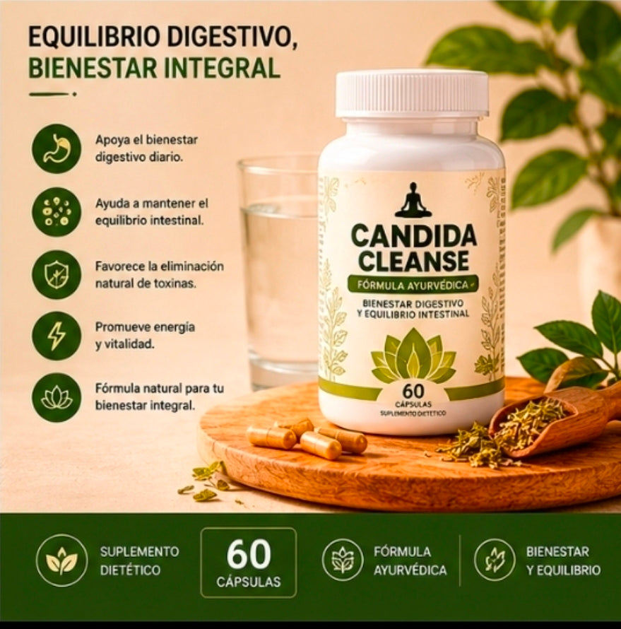 Candida Cleanse Digestive Support – 60 Cápsulas