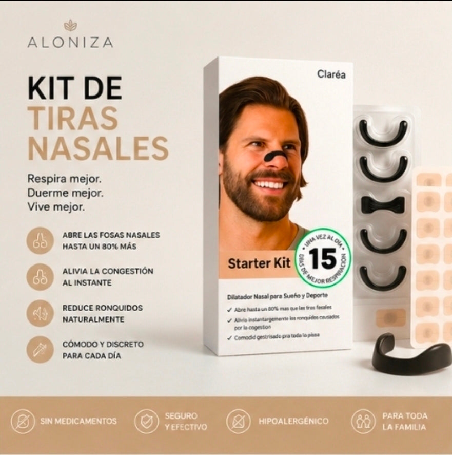Kit de Tiras Nasales Premium – Respiración Libre y Mejor Descanso