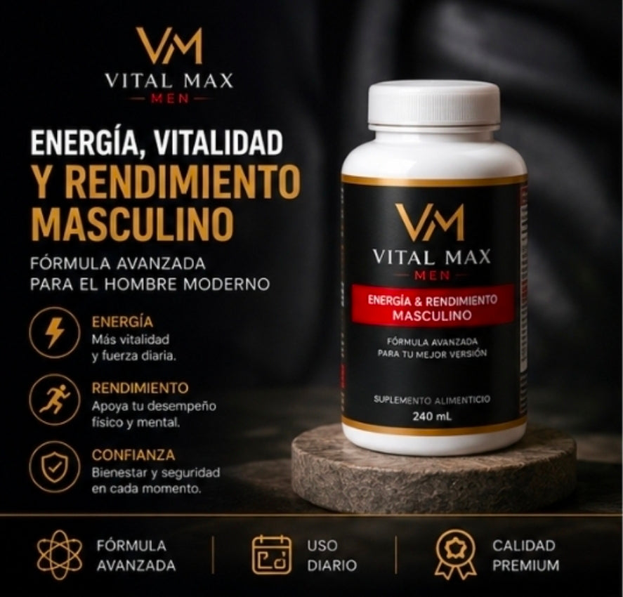 Vital Max Men – Energía & Rendimiento Masculino