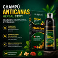 Champú Anticanas Herbal 3 en 1 – Cobertura Progresiva y Color Natural para el Cabello | 500ml