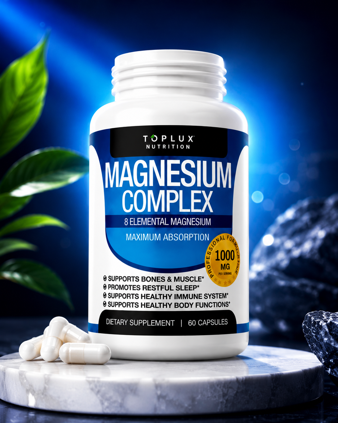 MAGNESIUM 8 EN 1 COMPLEX 60 CAPSULAS