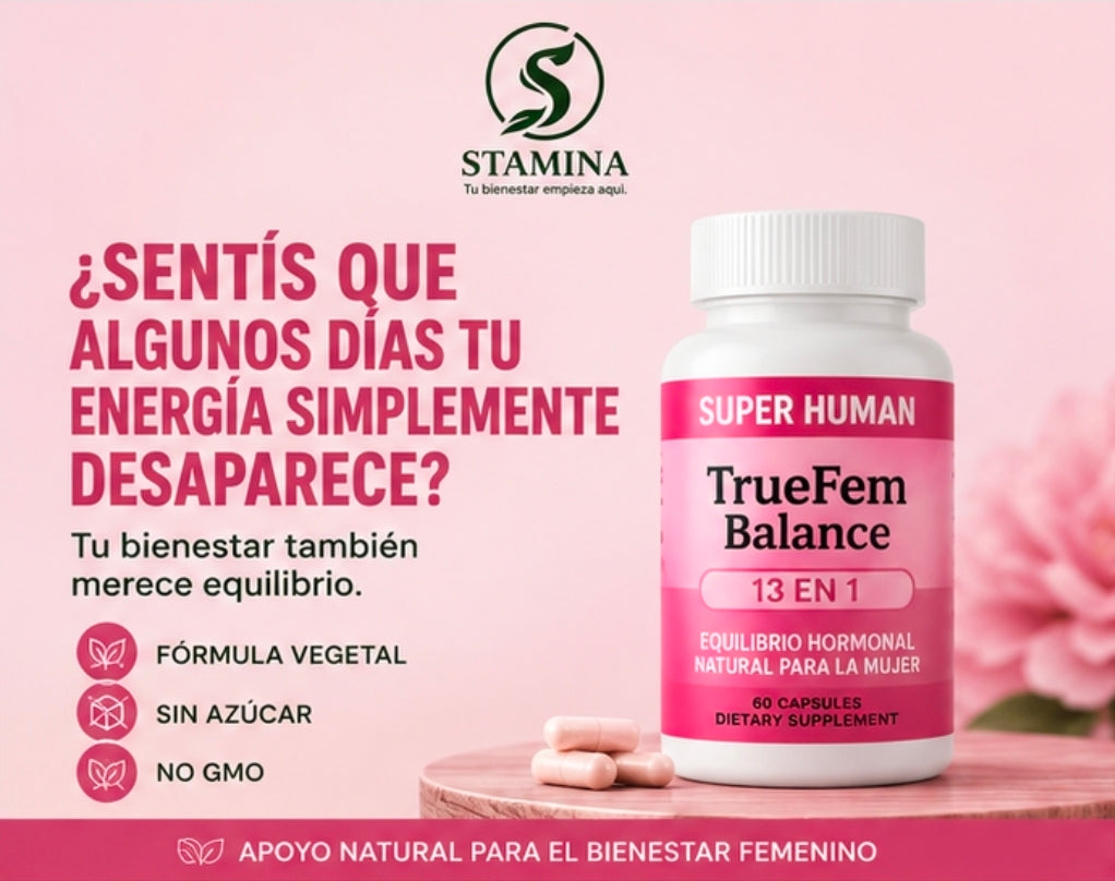 TrueFem Balance 13 en 1 – Equilibrio Hormonal para la Mujer