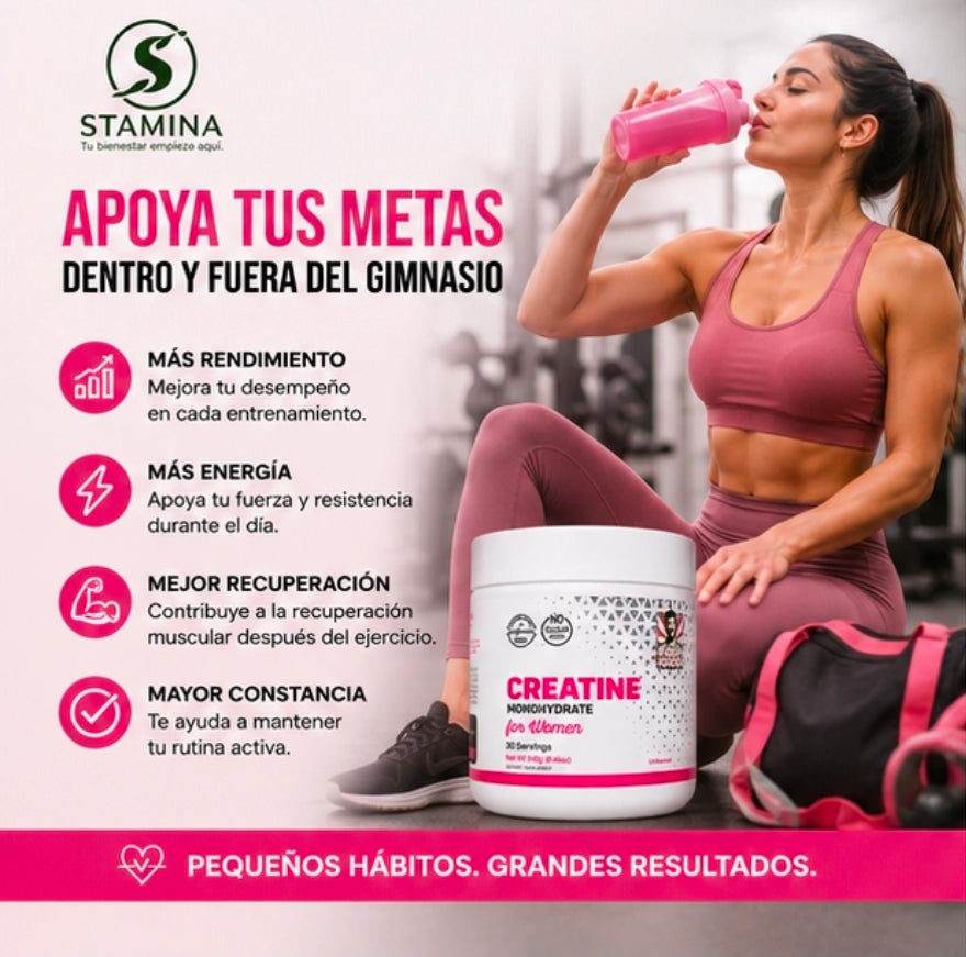 Creatina Monohidratada para Mujer – Old School Labs