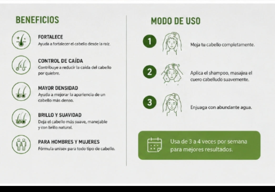Shampoo Rebrota – Fortalecimiento Capilar con Cebolla, Romero y Canela
