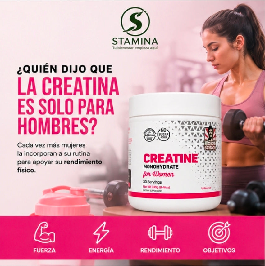 Creatina Monohidratada para Mujer – Old School Labs